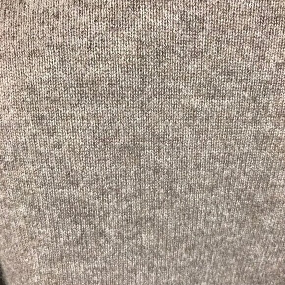 Charter Club 2-Ply Cashmere Cardigan Sweater Small Brown Taupe Front Braided - Picture 6 of 7
